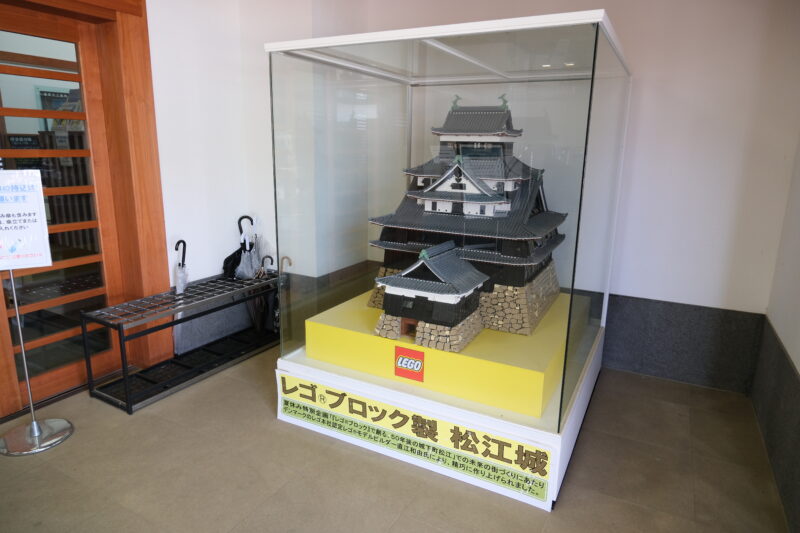 松江歴史館内にあったレゴで作った松江城