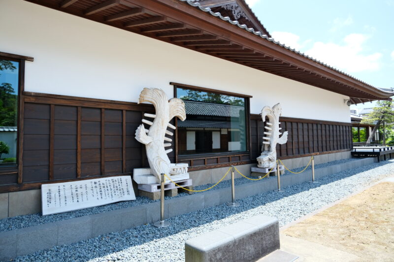 松江歴史館外から見た景色