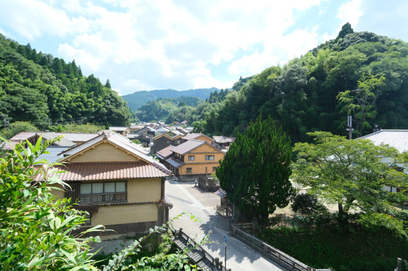 石見銀山の町並み