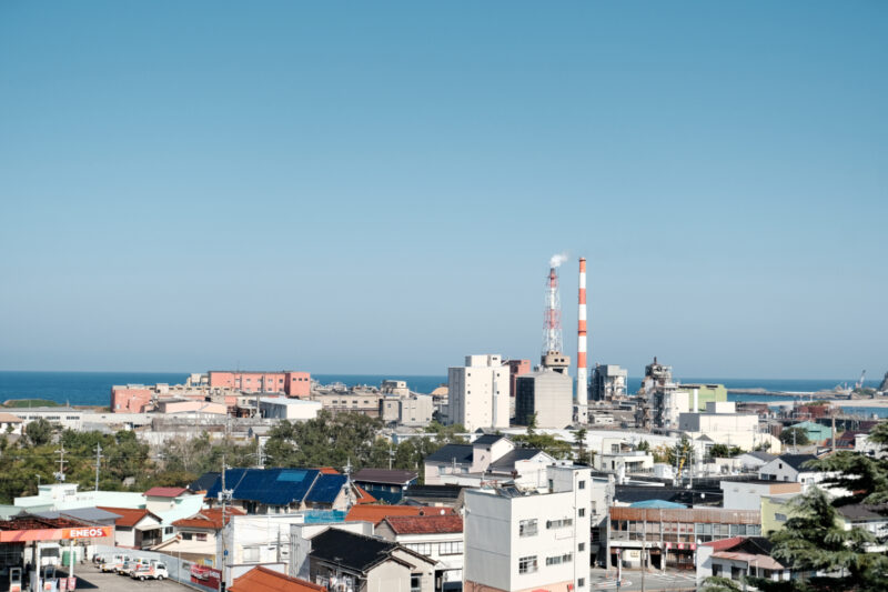 旧江津市庁舎　屋上からの景色