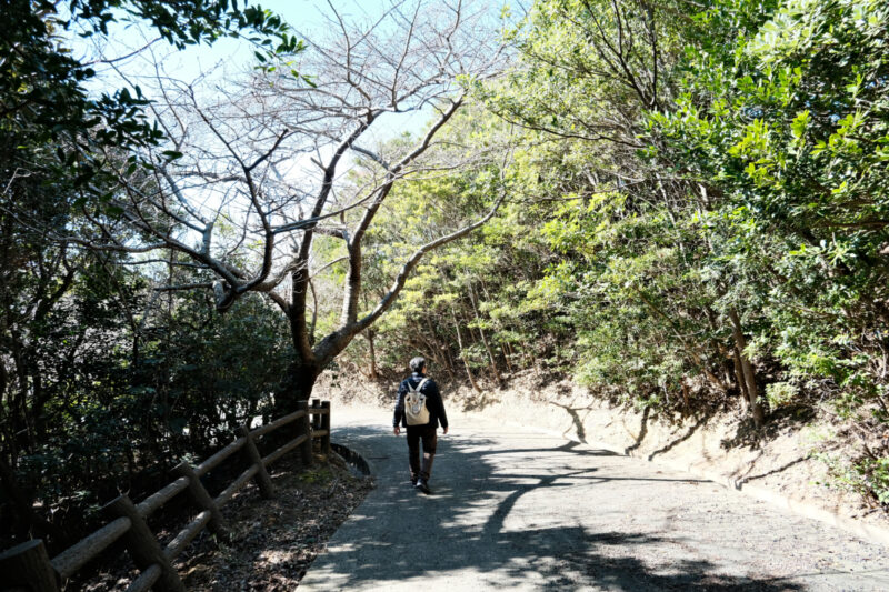 石見大崎鼻灯台から駐車場までの道のり