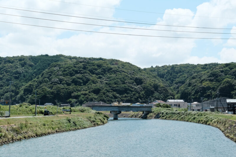 広浜鉄道今福線遺跡群までの道のりの景色