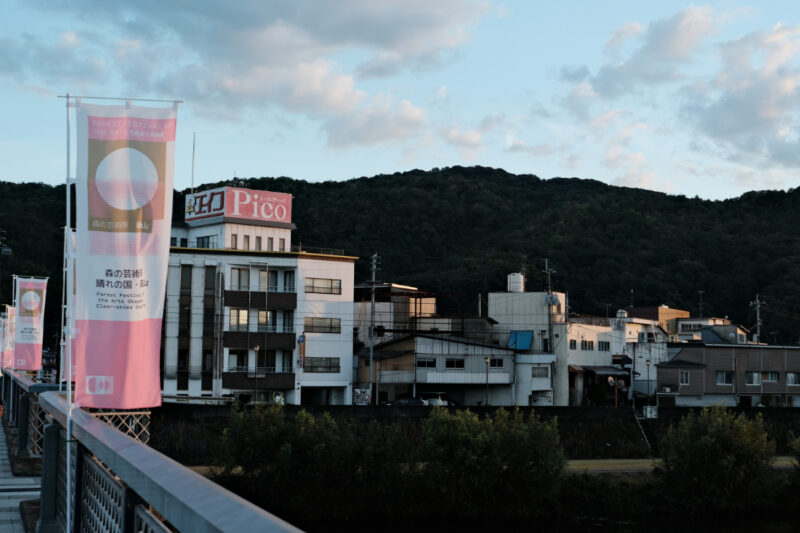 津山の町並み