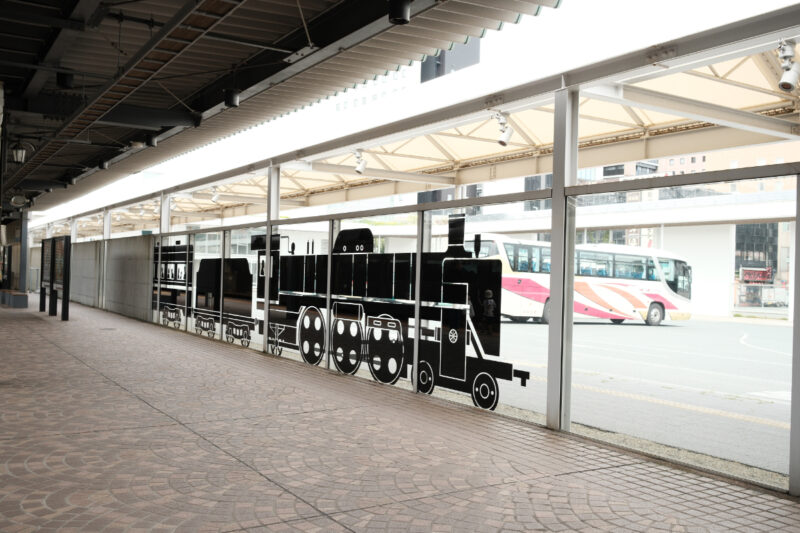 SLやまぐち号新山口駅の様子