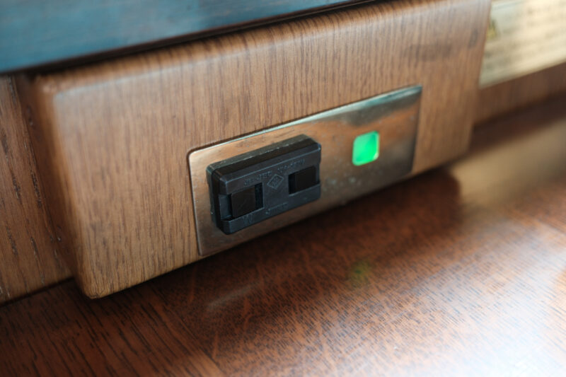 SLやまぐち号コンセント