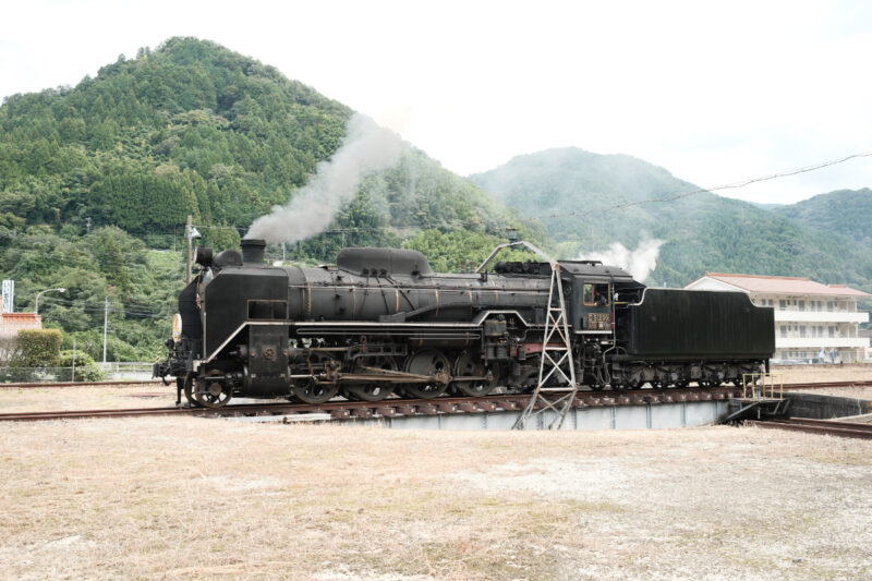 SLやまぐち号津和野転車台