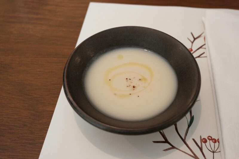 TRATTORIA（トラットリア）キツツキ　かぶのスープ