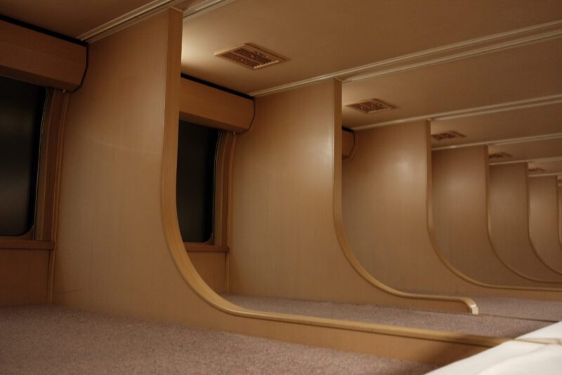 サンライズ出雲号のびのび座席