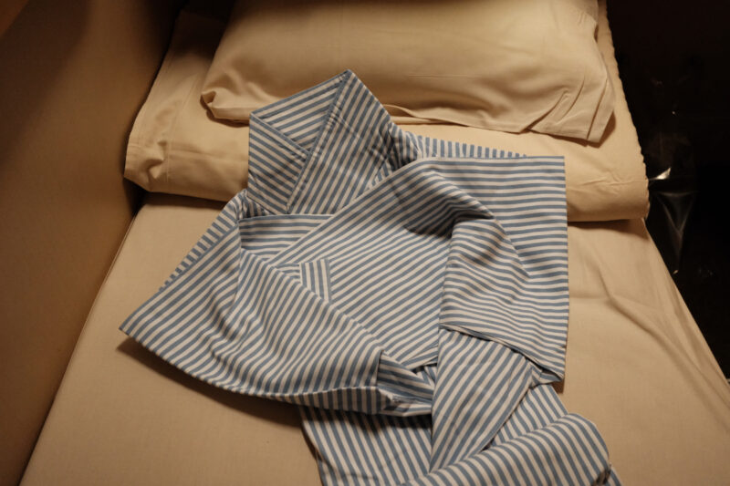 サンライズ出雲号B新台シングル部屋浴衣