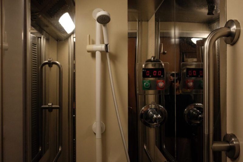 サンライズ出雲号シャワールーム