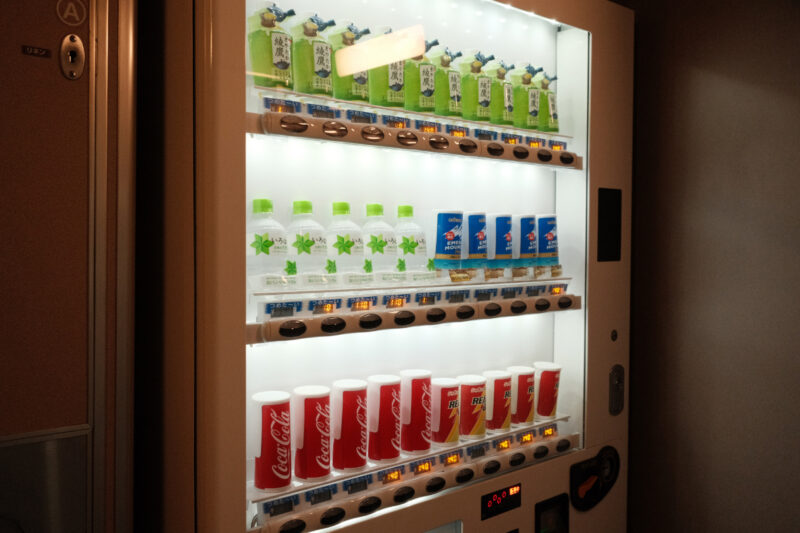 サンライズ出雲号自販機