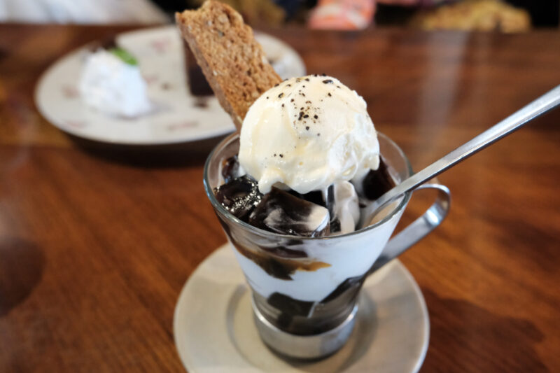 ドマカフェのコーヒーゼリー
